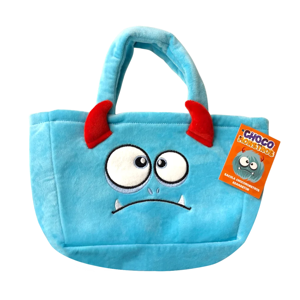 Bolsa de Veludo Adamastor Chocomonstros - foto 1