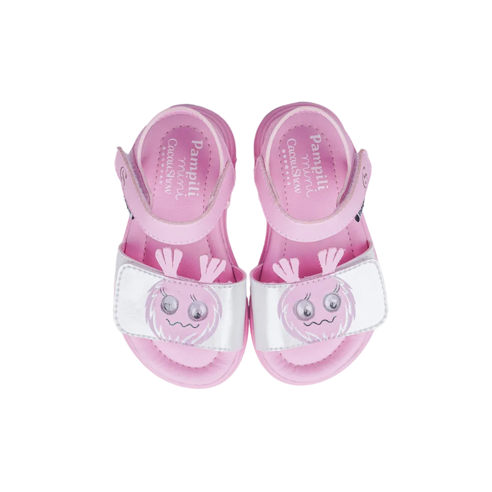 Sandália Infantil Pampili Chocomonstros Claudete Rosa - foto 5