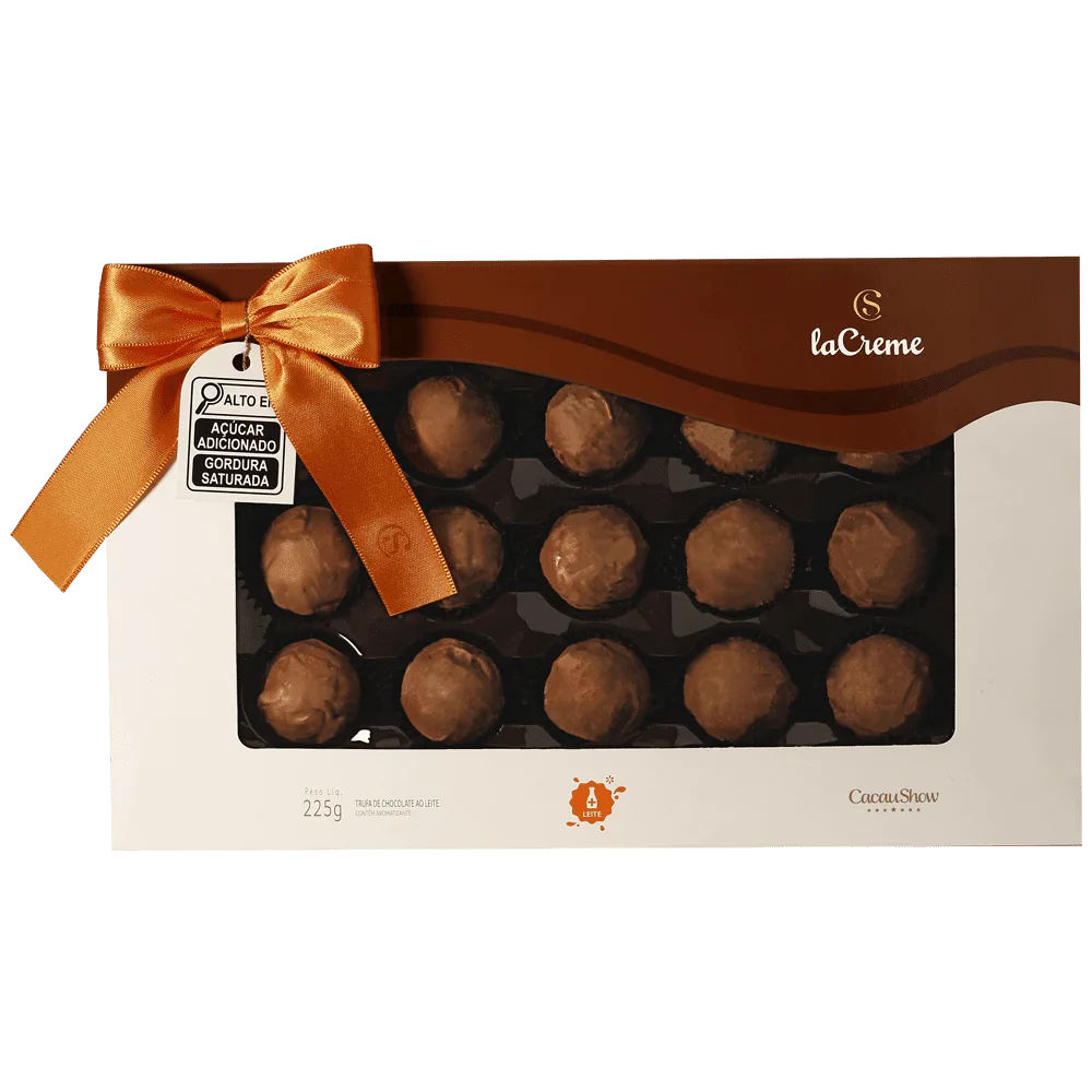 Caixa de Trufas laCreme ao Leite 225g - foto 1