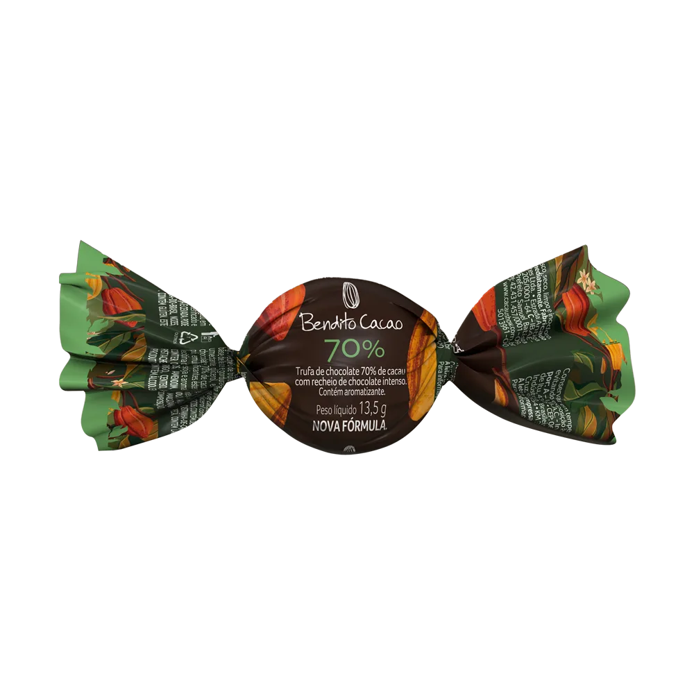 Trufa Bendito Cacao de Chocolate 70% 13,5g - foto 1