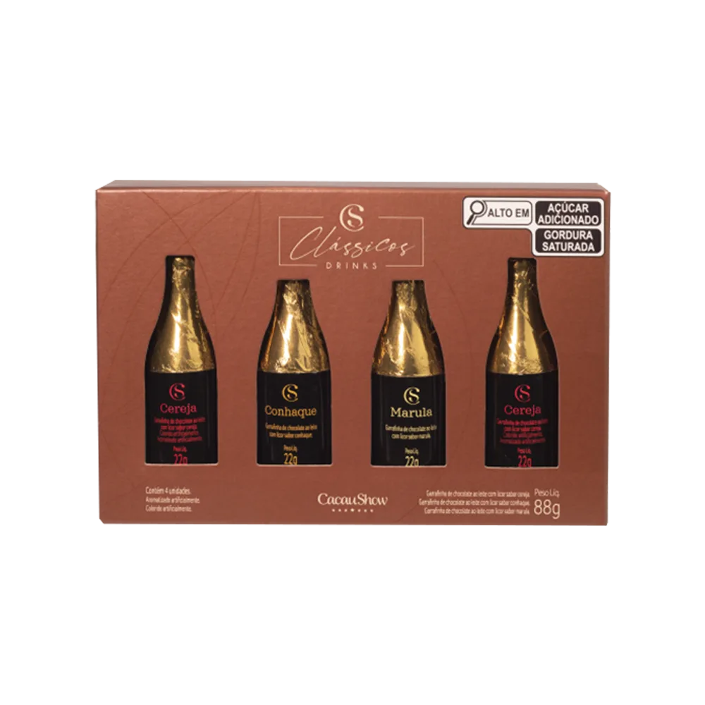 Caixa Garrafinhas Clássicos Drinks ao Leite 88g - foto 1