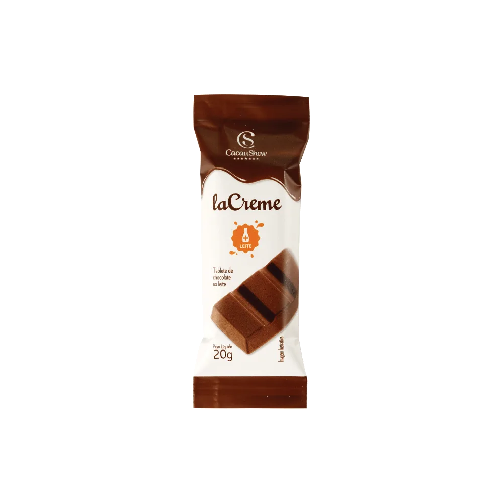 Tablete laCreme de Chocolate ao Leite 20g - foto 1