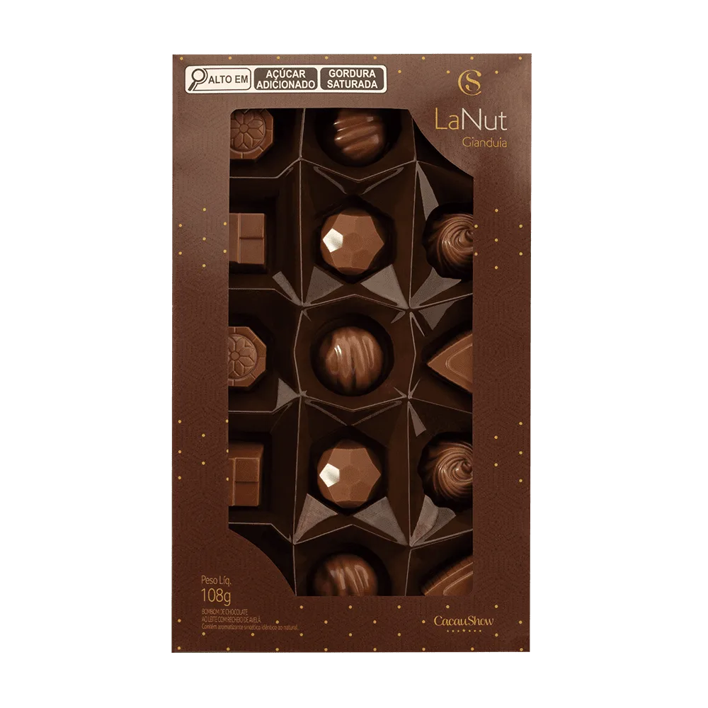 Caixa de Bombons Mini Show LaNut 108g - foto 1
