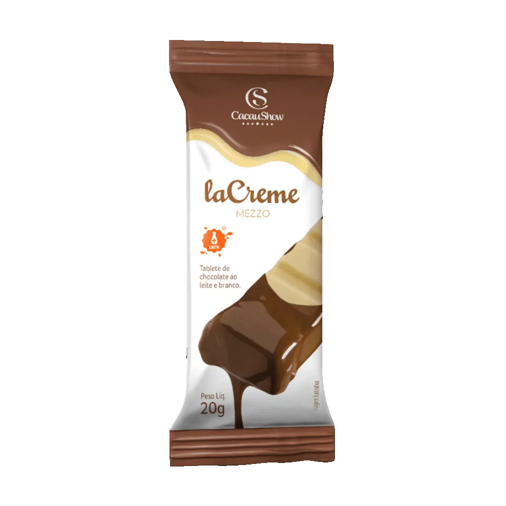 Tablete laCreme de Chocolate Mezzo 20g - foto 1