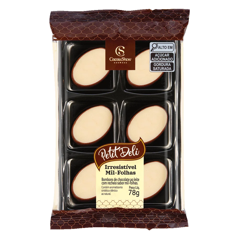 Bombons Petit Deli Mil-Folhas 78g - foto 1