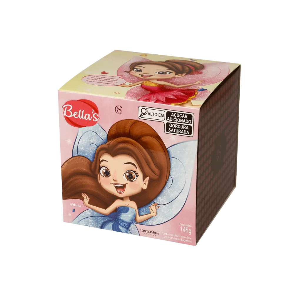 Caixa com Bombons Bellas's ao Leite 145g - foto 1