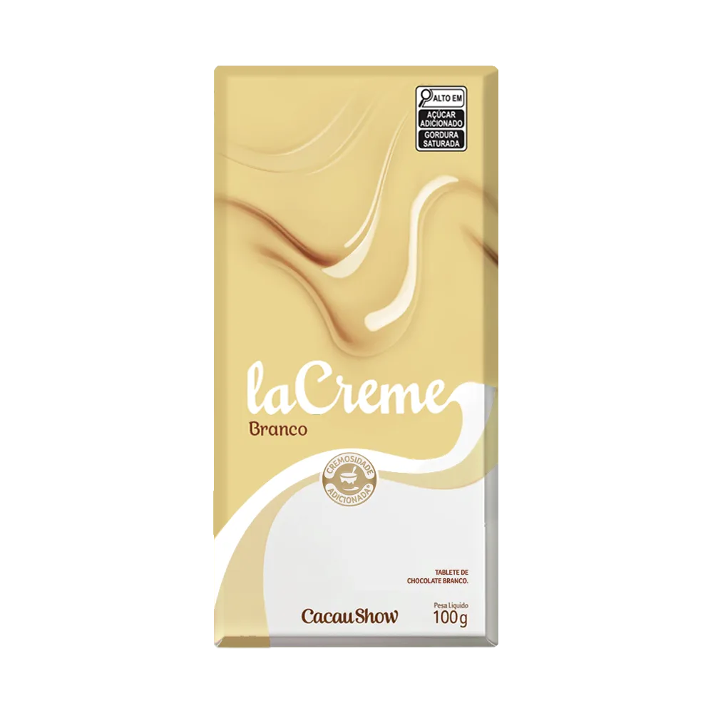 Tablete laCreme de Chocolate Branco 100g - foto 1