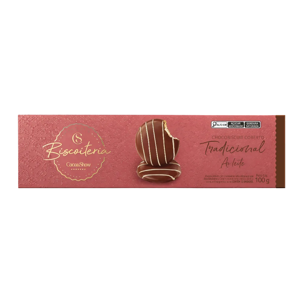 Biscoito Tradicional ao Leite 100g - foto 1