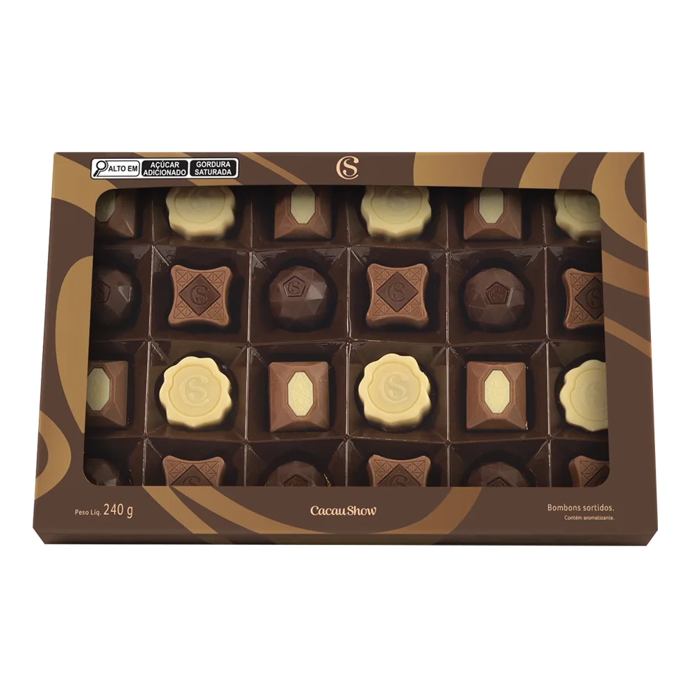 Caixa de Bombons Sortidos 240g - foto 1