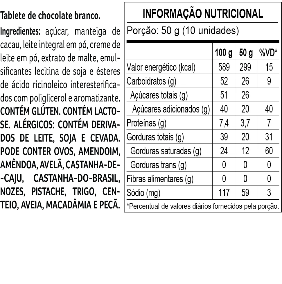 Caixa de Tabletes 7 Chocolates 350g - foto 3