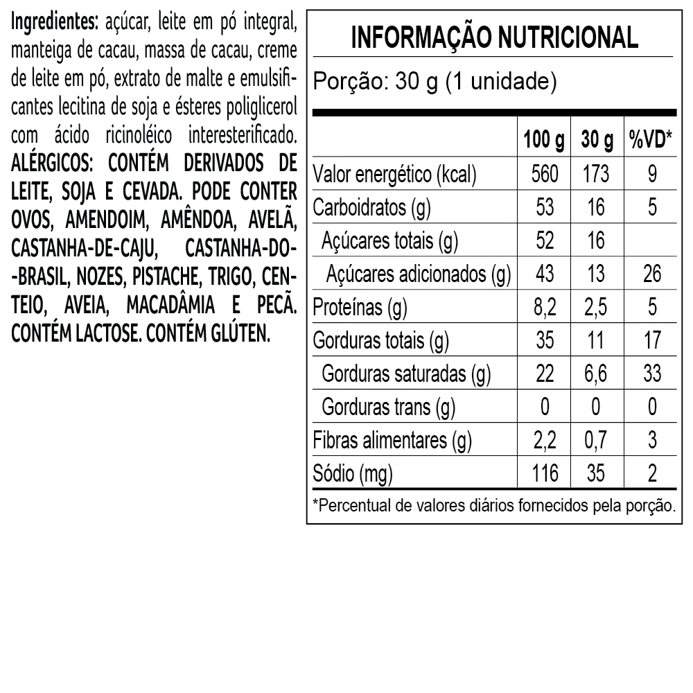 Tablete de Chocolate ao Leite Mulheres 30g - foto 5