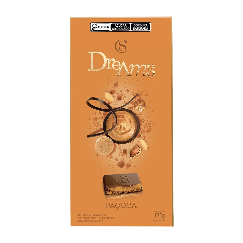 Tablete Dreams de Paçoca 130g - foto 1