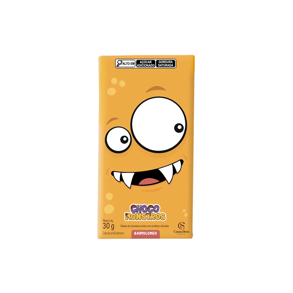 Tablete de Chocolate ao Leite Chocomonstros 30g - foto 4