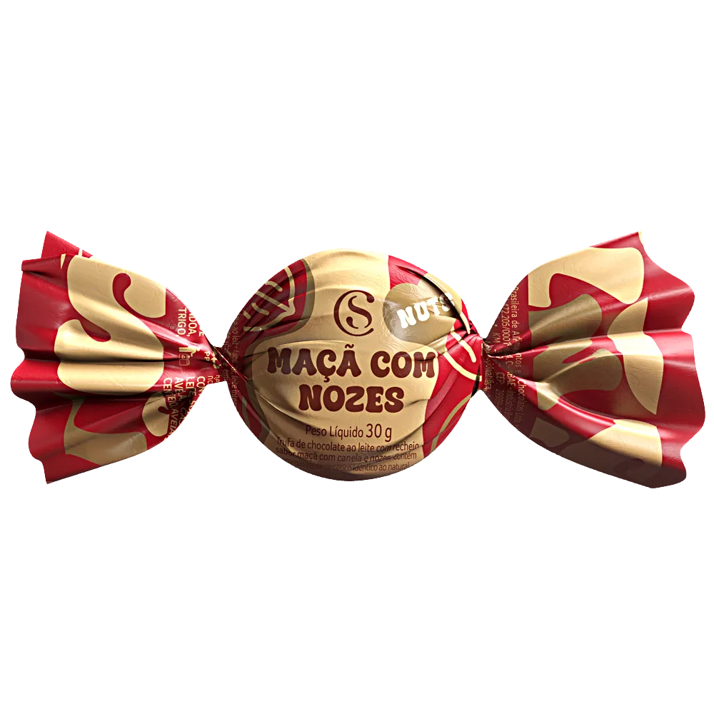 Trufa de Maçã e Nozes 30g - foto 1