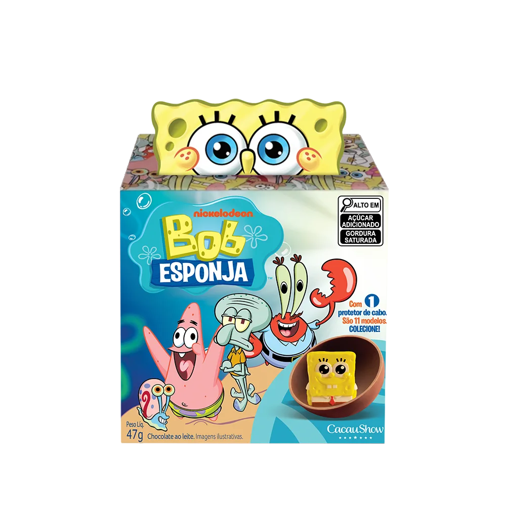 Caixa Surpresa Bob Esponja 47g - foto 1