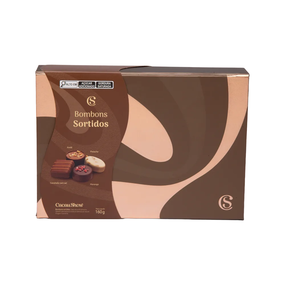 Caixa de Bombons Sortidos Cacau Show M 160g - foto 1