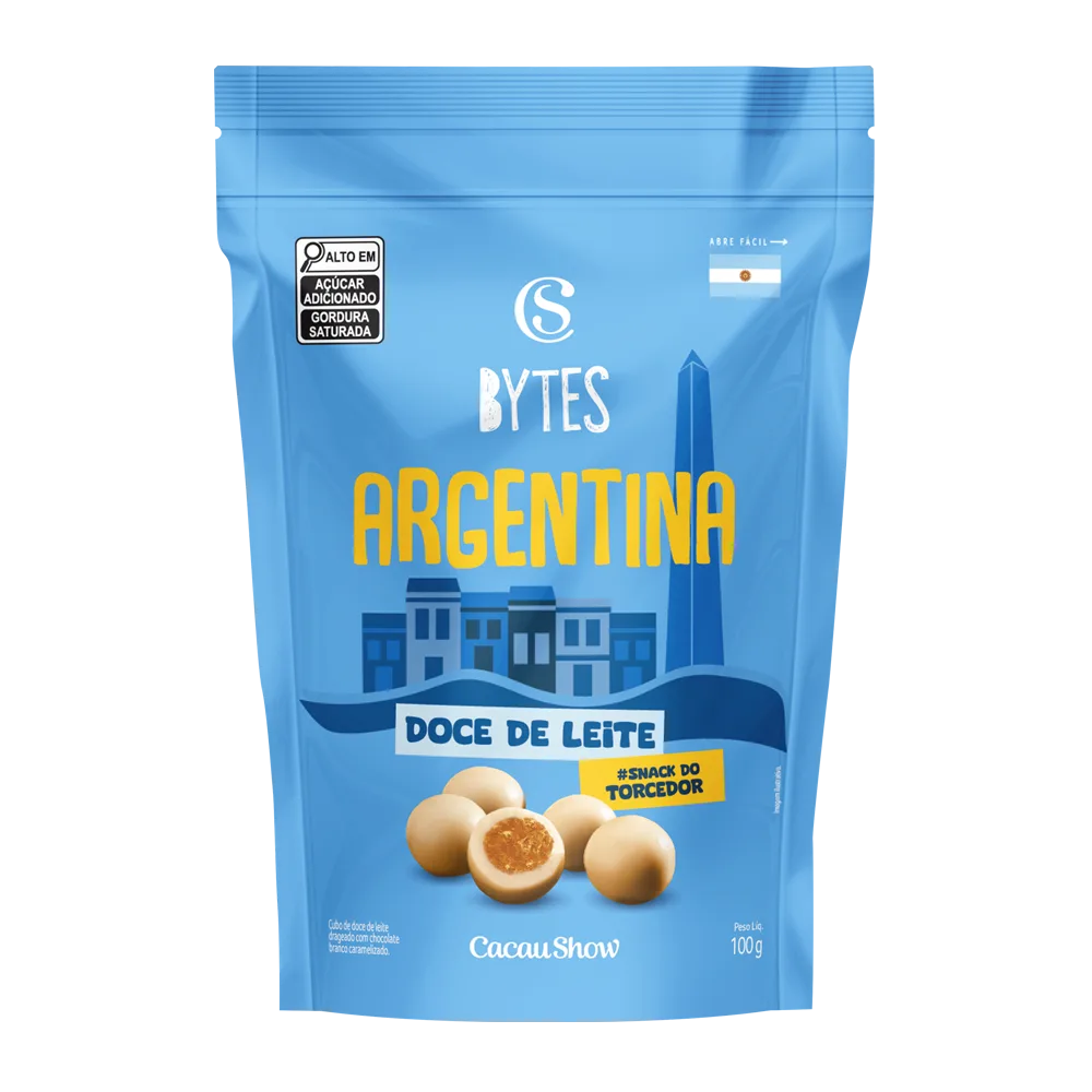 Drageado Bytes Doce de Leite Argentina 100g - foto 1