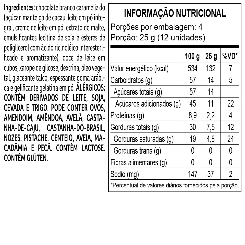 Drageado Bytes Doce de Leite Argentina 100g - foto 3