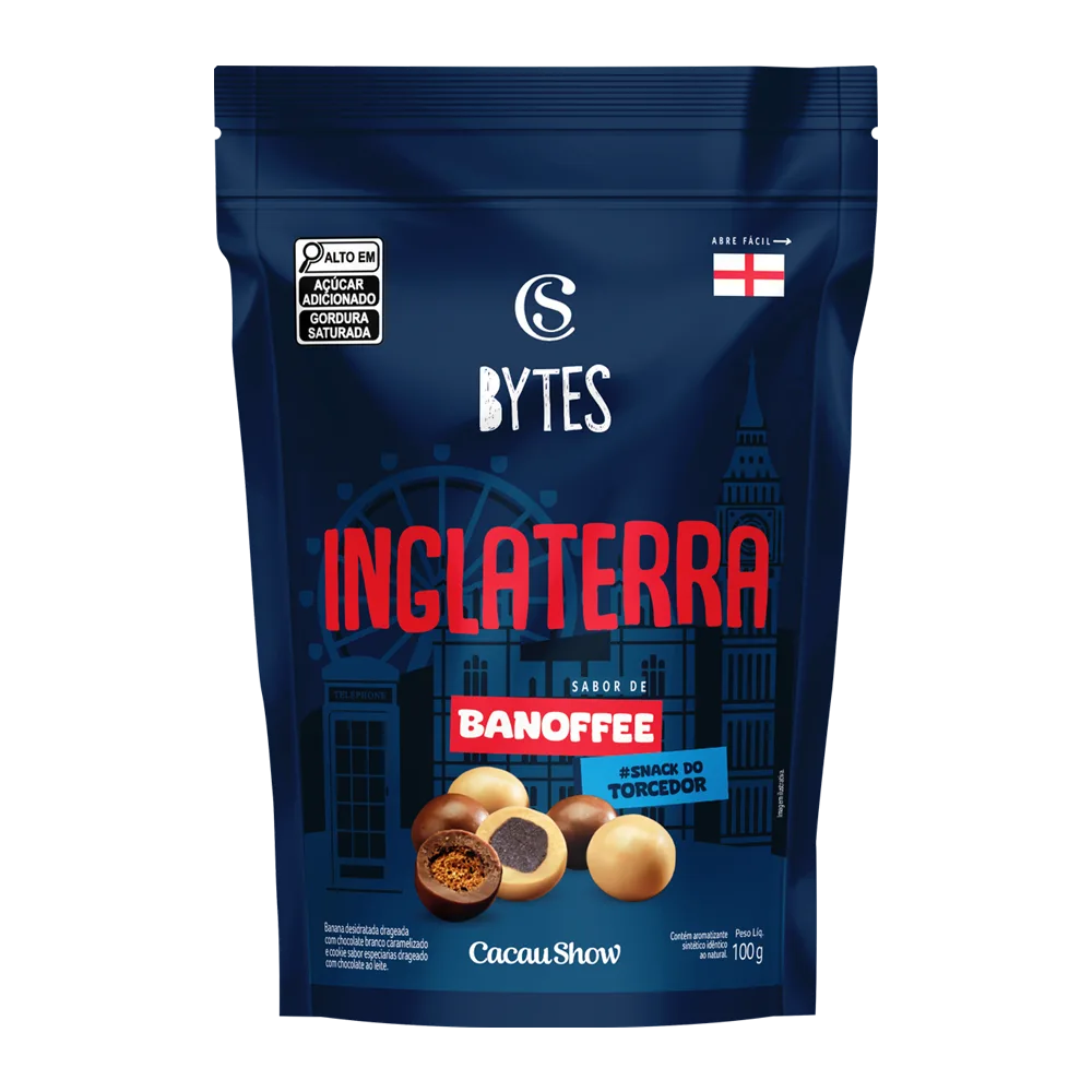 Drageado Bytes de Banoffe Inglaterra 100g - foto 1