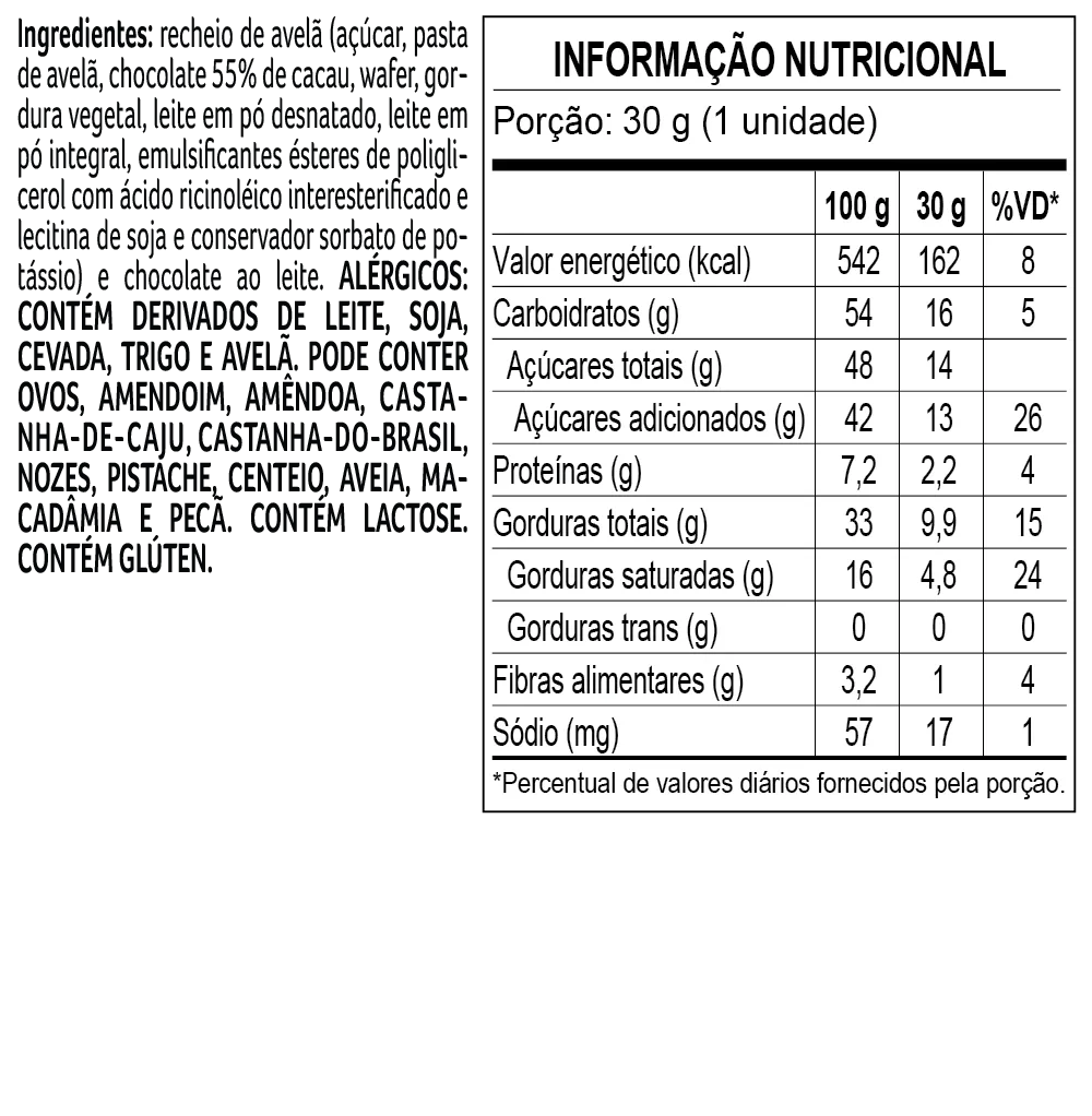 Trufa Artesanal Mil-Folhas Avelã - foto 2