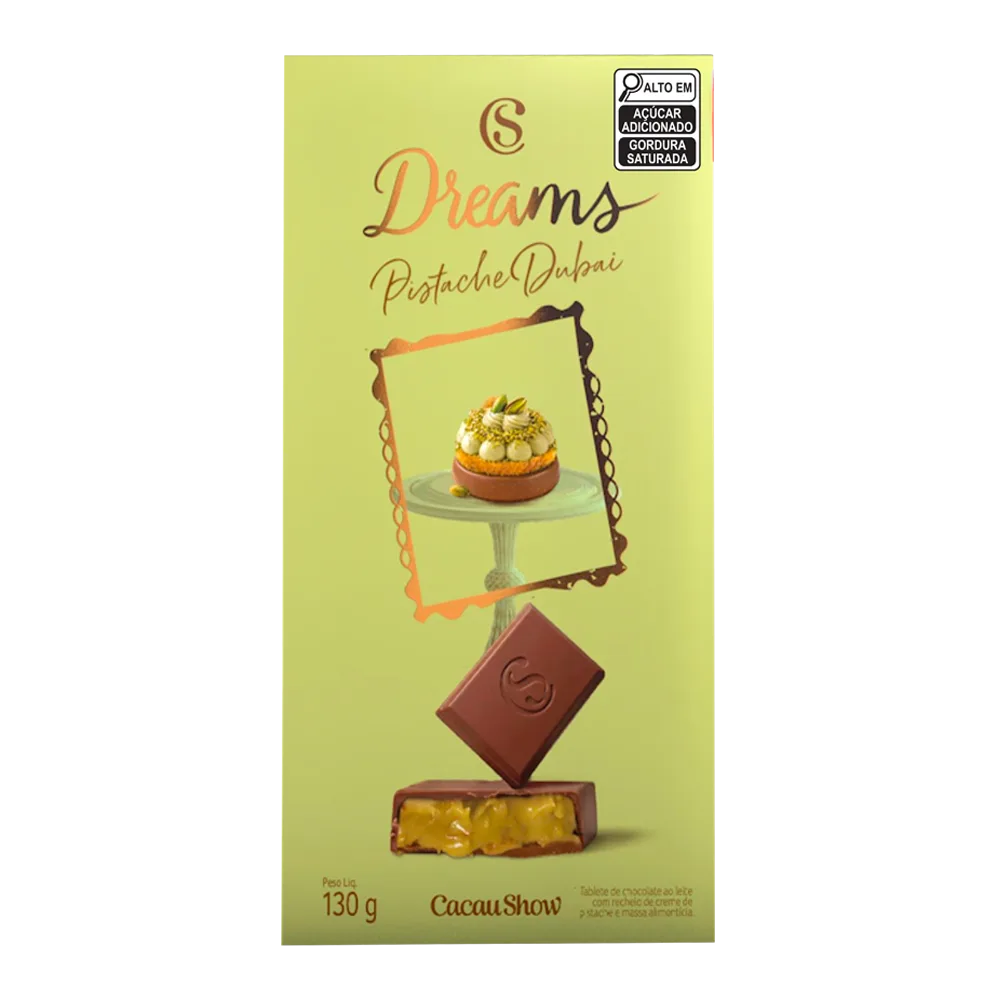 Tablete Dreams Dubai Pistache 130g - foto 1