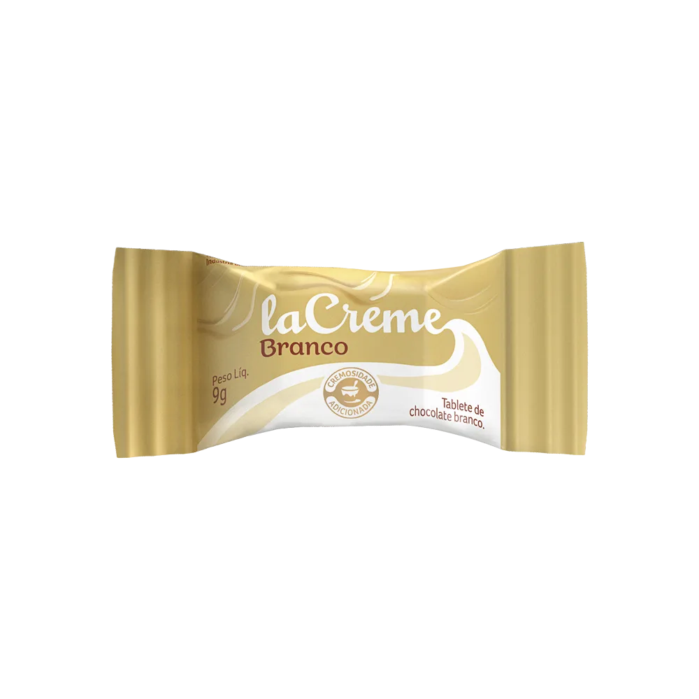 Tablete laCreme de Chocolate Branco 9g - foto 1